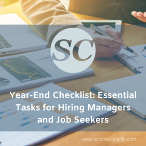 Year End checklist